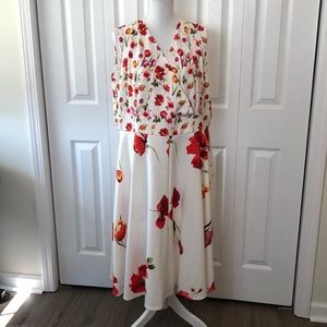 NWT White / floral summer dress